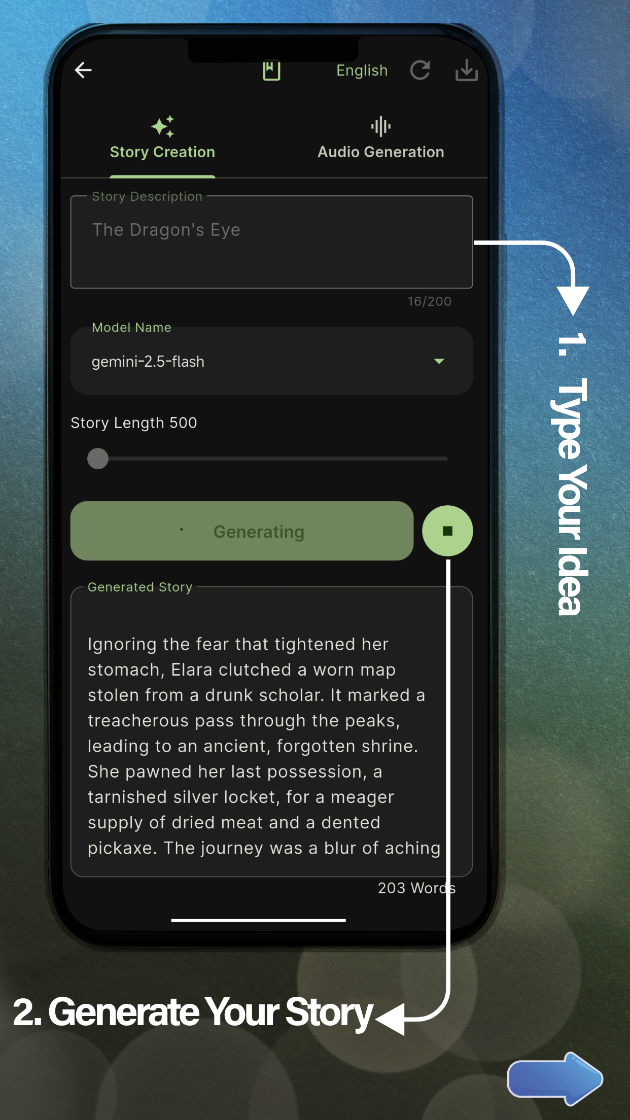 AI Story App Preview 7